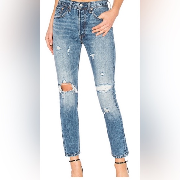 Levi's Denim - Levi’s Premium 501 S Skinny Jeans 26x28 “Can’t Touch This” color